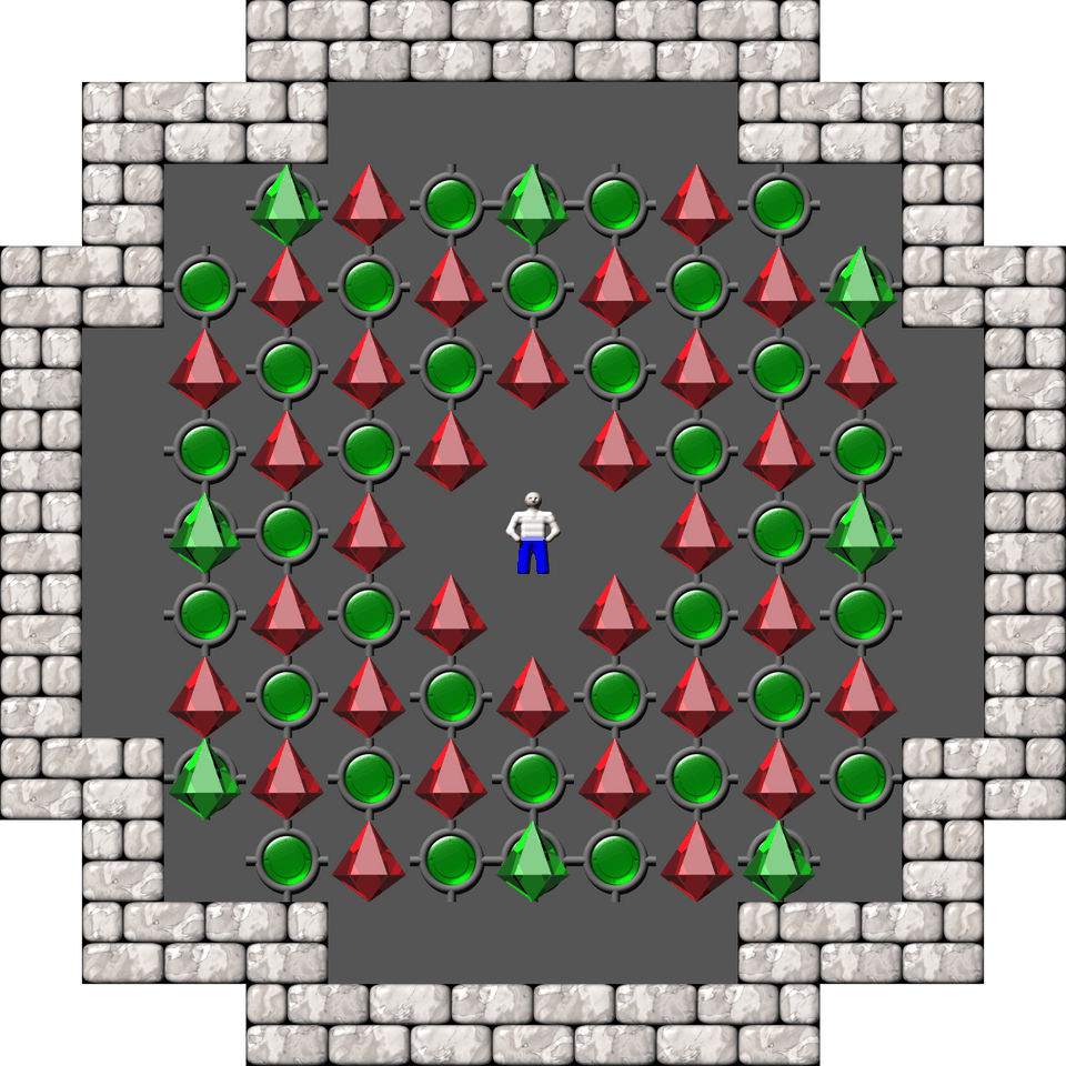 Sokoban Mass Remodel level 460